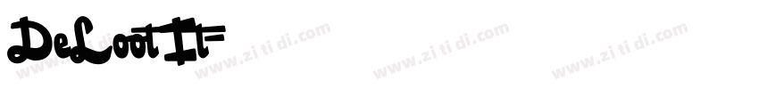 DeLoot It字体转换